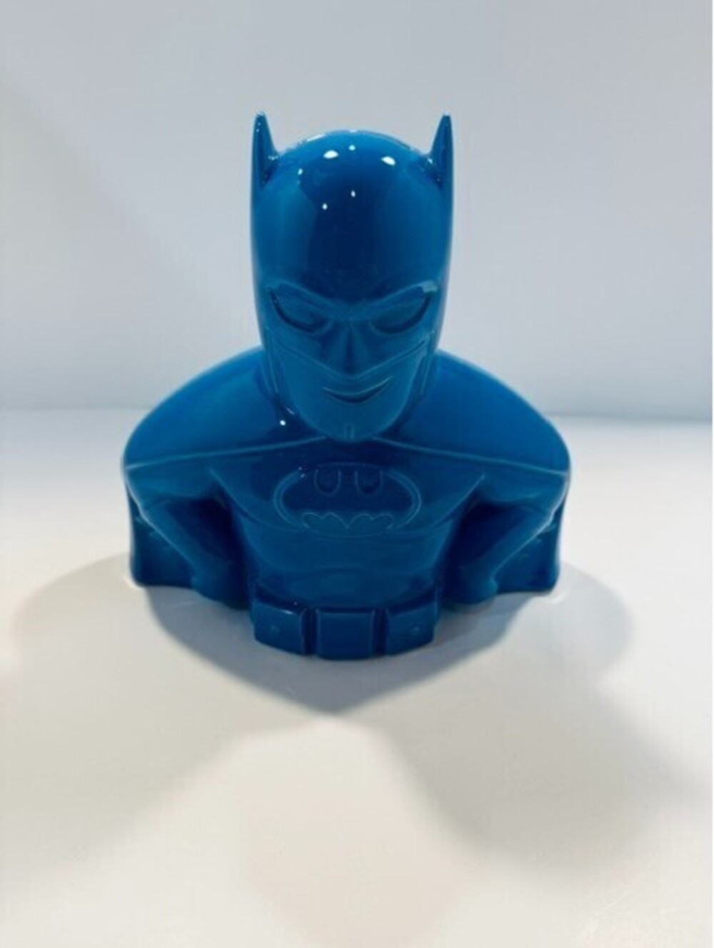DC Comics Hallmark Coin Bank Batman Ceramic Avengers Kids Decor Blue Piggy New